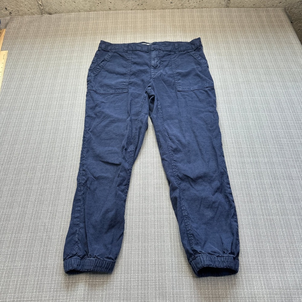 Frank & Eileen Jameson Navy BlueJogger Pants Womens 10 Utility Cargo - Picture 2 of 10